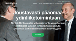 Desktop Screenshot of nordiskrenting.fi